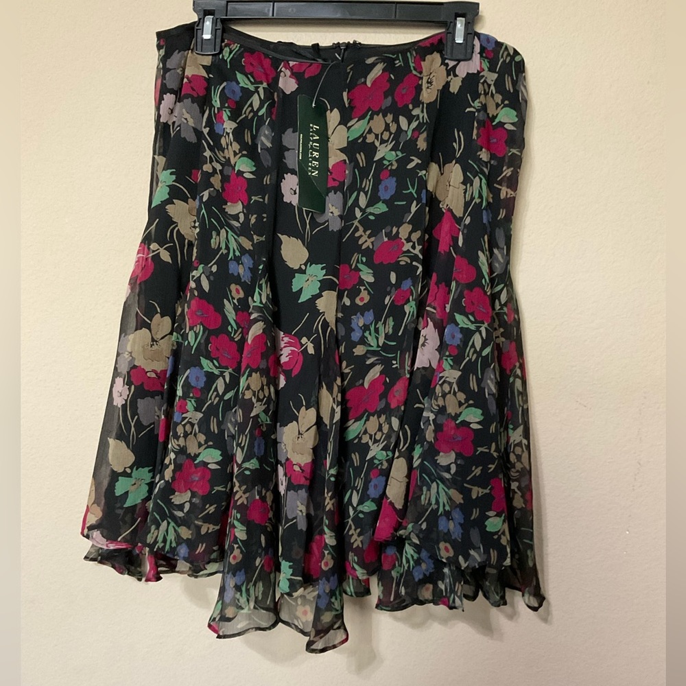 G - Ralph Lauren Floral Print Skirt